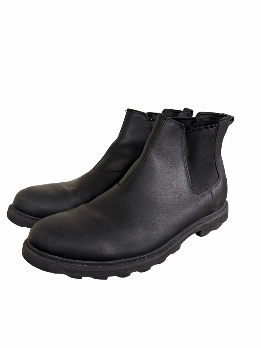 SOREL Madson II Chelsea Waterproof Black Leather Boots Men’s Size 13